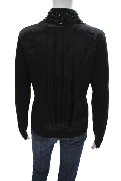 Magaschoni Unisex 100% Cashmere Black Pullover Sweater Size M