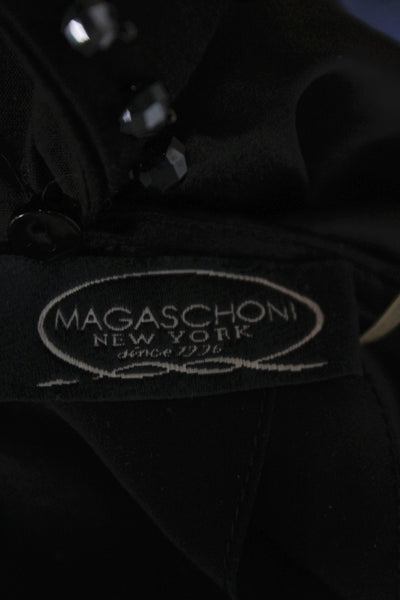 Magaschoni Unisex 100% Cashmere Black Pullover Sweater Size M