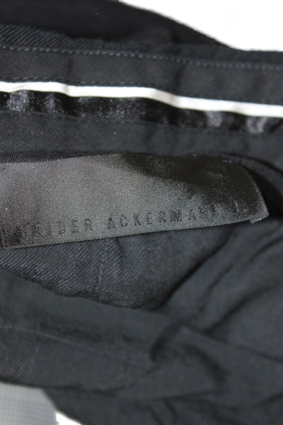 Haider Ackermann Women Cropped Black Polka Dot Pants Size L