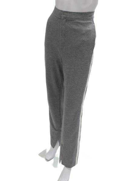 Rag & Bone Mens Designer Sweatpants Gray Zip Cotton Polyester Size M