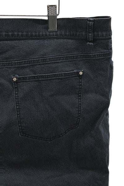 Lafayette 148 New York Women Cropped Ankle High Rise Dark Gray Jeans Size 18