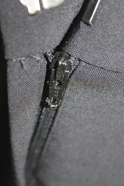Theory Mens Dress Pants Black Virgin Wool Blend Classic Size 28