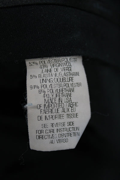 Theory Mens Dress Pants Black Virgin Wool Blend Classic Size 28