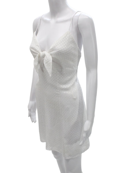 Alice + Olivia Women Slip Dress White Sleeveless Size 4