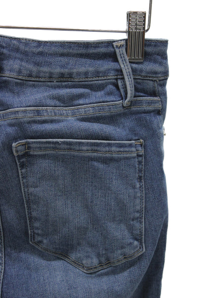 Frame Unisex Blue Skinny Straight Jeans High Rise Size 1