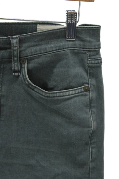 Rag & Bone Unisex Skinny Cropped Ankle Jeans Gray Size 30