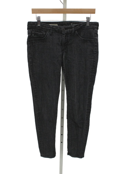 AG Adriano Goldschmied Women Skinny Black High Rise Jeans Size 30