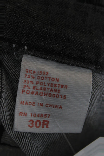 AG Adriano Goldschmied Women Skinny Black High Rise Jeans Size 30
