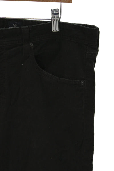 AG Adriano Goldschmied Mens Chino Pants Black Button 30 Inseam Size 36