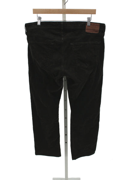 AG Adriano Goldschmied Mens Chino Pants Black Button 30 Inseam Size 36