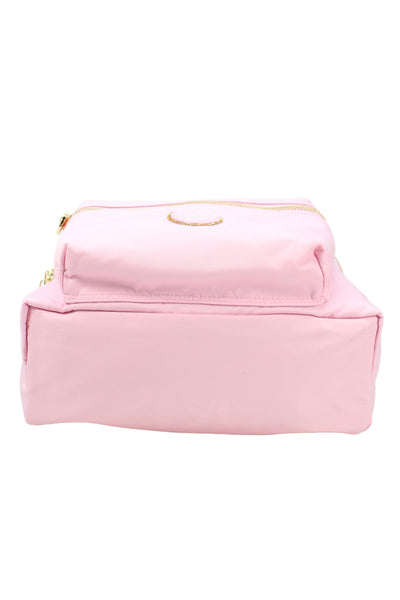 Stoney Clover Lane Girls Multi-Compartment Zip Up Backpack Pink