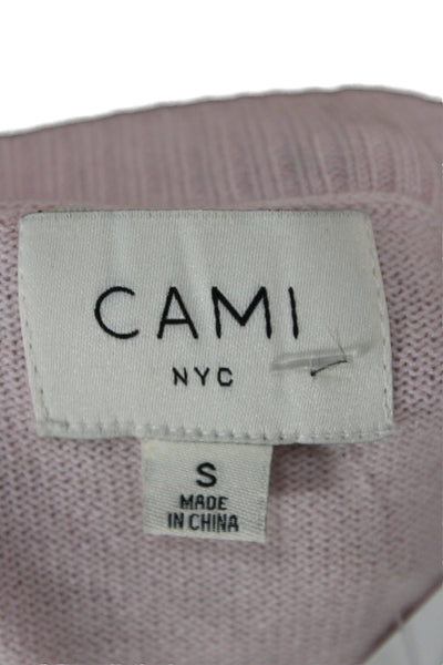 Cami NYC Unisex Cardigan Pink V-Neck Button Long Sleeve Size S
