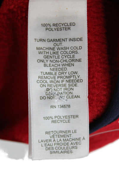 Vineyard Vines Childrens Boys Harbor Full Zipper Hoodie Red Size 18 Placeholder