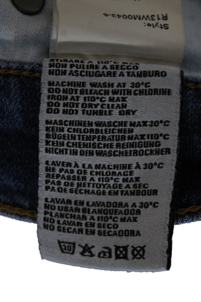 R13 Unisex Ankle Skinny Blue Jeans Size 24