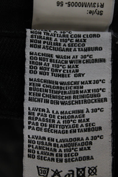 R13 Women Black Cropped Skinny Ankle Jeans Denim 29in Size 25
