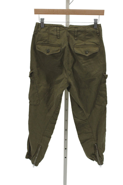 Rag & Bone Men Cargo Jogger Pants Green Cotton 26in Inseam Size 24