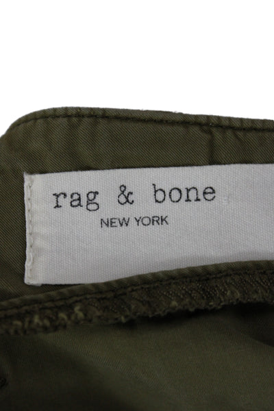 Rag & Bone Men Cargo Jogger Pants Green Cotton 26in Inseam Size 24