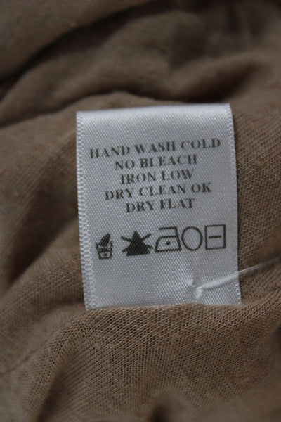 ALC Womens Bodycon Tank Dress Tan Sleeveless Crew Neck Size XS