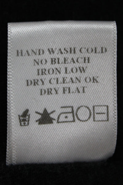 ALC Womens Bodycon Tank Dress Black Crew Neck Sleeveless Viscose Linen Size XS