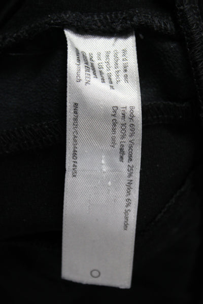 Eileen Fisher Women Cropped Ankle Black Pants Size XS