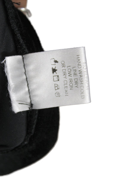 Avenue Montaigne Womens Ankle Cropped Black Pants Size 6