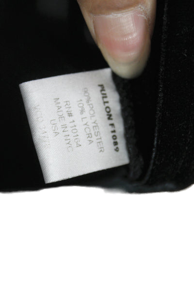 Avenue Montaigne Womens Ankle Cropped Black Pants Size 6