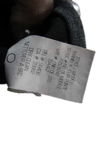 Theory Unisex Cropped Ankle Pants Dark Gray Size 4