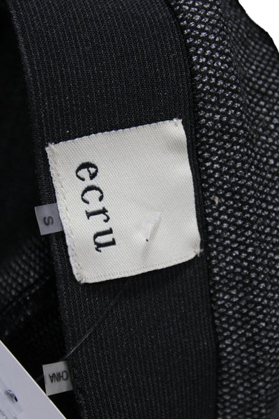 Ecru Womens Dark Gray Herringbone Dress Pants Size S