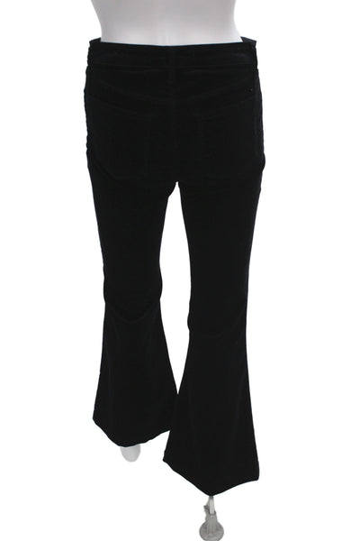 J Brand Womens Black Button Fly Pants Size 26