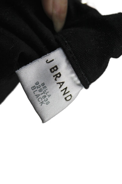 J Brand Womens Black Button Fly Pants Size 26
