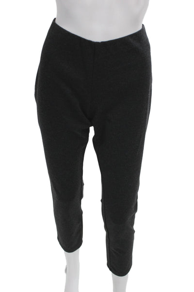 Eileen Fisher Unisex Ankle Cropped Pants Black Size PM
