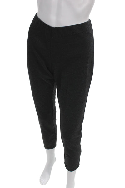 Eileen Fisher Unisex Ankle Cropped Pants Black Size PM