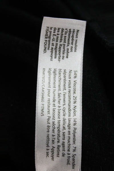 Eileen Fisher Unisex Ankle Cropped Pants Black Size PM