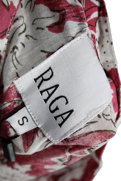 Raga Anthropologie Women Bohemian Maxi Dress Multicolor Long Sleeve Size S