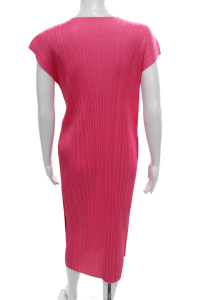 Pleats Please Issey Miyake Womens Purple Midi Dress Bohemian Size M Placeholder
