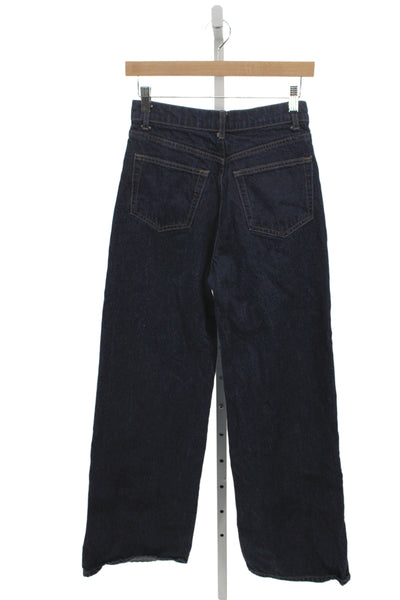 Athleta Womens Blue Denim Spandex Polyester Capri Leggings Size L Placeholder Ti