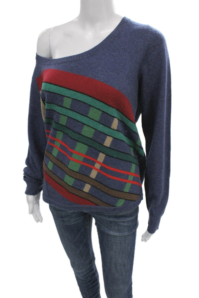 Weekend Max Mara Women Pullover Dark Blue Cotton Polyester Size M Placeholder Ti