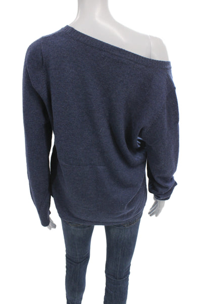 Weekend Max Mara Women Pullover Dark Blue Cotton Polyester Size M Placeholder Ti