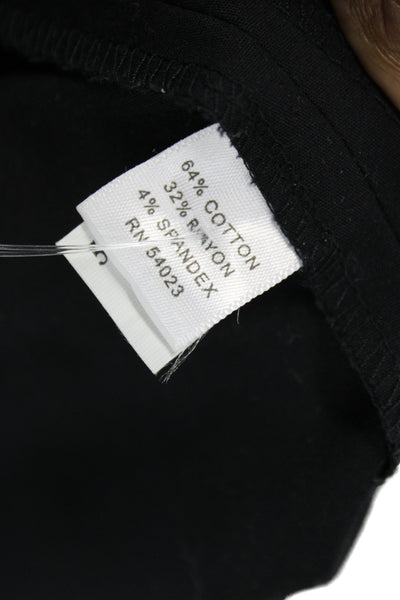 Banana Republic Women Straight Pencil Knee Length Black Skirt Size 10