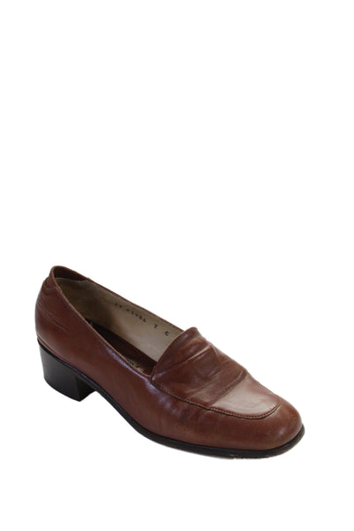Cole Haan Leather Giana Loafer Brown Size 7