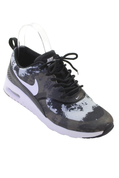 Nike Women's Nylon Lace  Air Max Thea Print  Sneakers Black Size 7