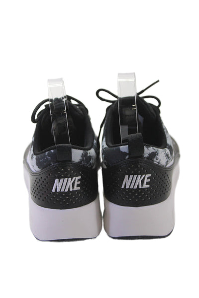 Nike Women's Nylon Lace  Air Max Thea Print  Sneakers Black Size 7