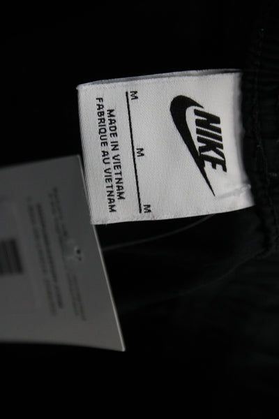 Nike Mens Cargo Shorts Black Drawstring Nylon Beach Size M