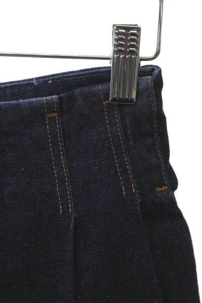 Grlfrnd Unisex Dark Blue High Waist Pants 31 Inseam Size XS