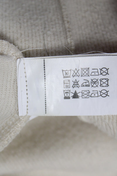 Zara Unisex Turtleneck Sleeveless Pullover Vest Beige Size XS