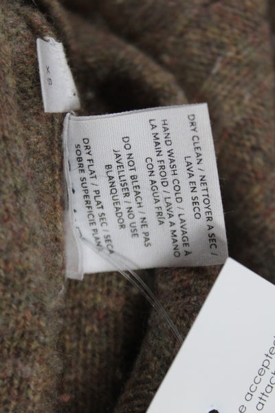 Naadam Womens Cashmere Pullover Sweater Crew Neck Brown Long Sleeve Size XS