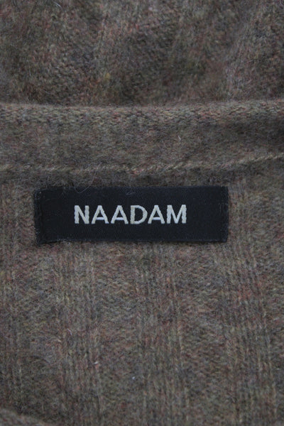 Naadam Womens Cashmere Pullover Sweater Crew Neck Brown Long Sleeve Size XS