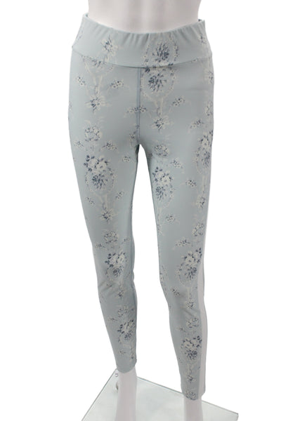 Fire + Ice Love Shack Fancy Womens Leggings Set Blue Size Extra Small/Small