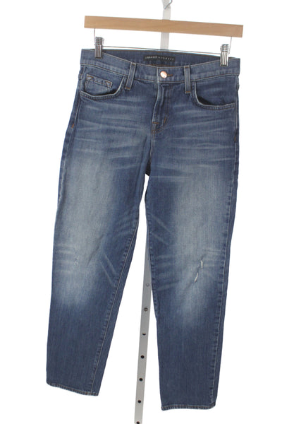 J Brand for Theory Womens Boyfriend Skinny Jeans Blue Denim Size 24