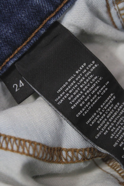 J Brand for Theory Womens Boyfriend Skinny Jeans Blue Denim Size 24